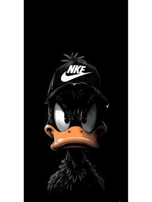 Araba Kapı Direk Kaplama Folyosu nike sapkalı daffy duck