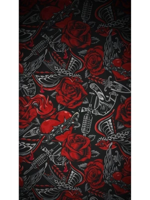 Araba Kapı Direk Kaplama Folyosu güvercin ve güller