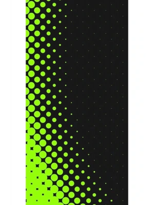 Araba Kapı Direk Kaplama Folyosu yeşil noktalar