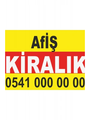 (100 Cm X 150 Cm) Kiralık Branda - Afiş- Pankart