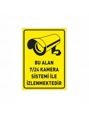 DİKKAT BU ALAN7/24 SAAT KAMERA İLE İZLENMEKTEDİR.21X30 CM DEKOTA MALZEME SUDAN ETKİLENMEZ
