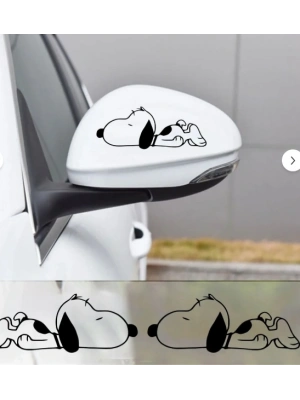 Peanuts Çetesi Dikiz Aynası Motor Kask Araba Oto Sticker