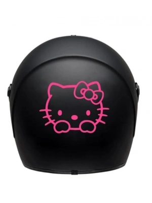 Kask Pembe Motor Kask Sticker