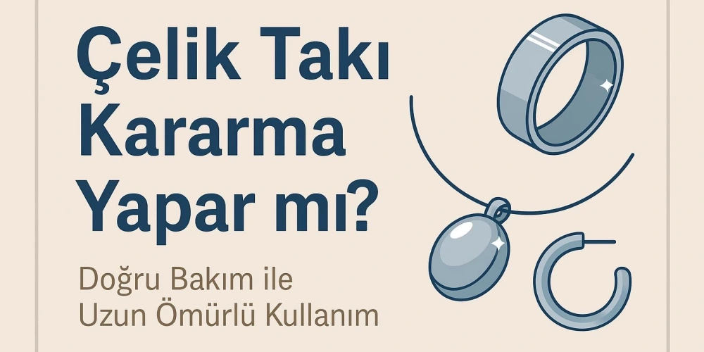 Çelik Takı Kararma Yapar mı? - Doğru Bakım ile Uzun Ömürlü Kullanım