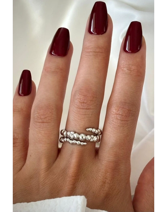 Yeni Sezon Leo Curl Tasarım Ayarlanabilir Kadın Yüzük