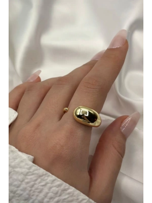 Premium Seri Cilalı Droplet Tasarım Kadın Yüzük