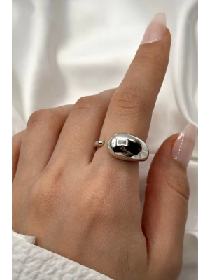 Premium Seri Cilalı Droplet Tasarım Kadın Yüzük