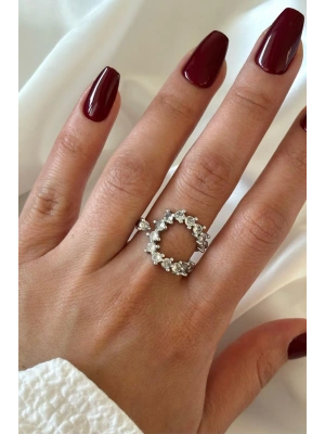 Premium Seri İvy Flower Ayarlanabilir Kadın Yüzük