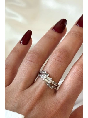 Premium Seri Shiny Tasarım Ayarlanabilir Kadın Yüzük