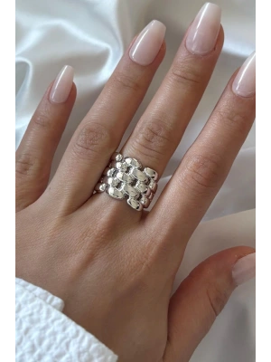 Premium Seri Cage Cilalı Ayarlanabilir Kadın Yüzük