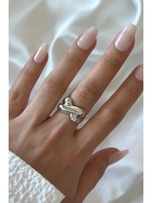 Premium Seri X Tasarım Cilalı Ayarlanabilir Kadın Yüzük