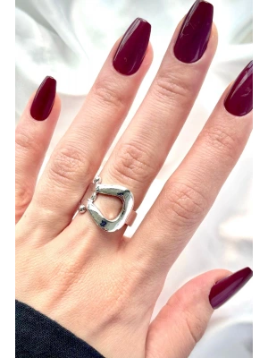 Premium Seri Belt Tasarım Cilalı Ayarlanabilir Kadın Yüzük