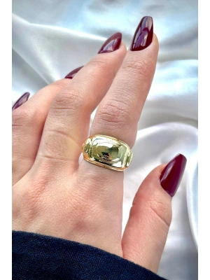 Premium Seri Planet Tasarım Cilalı Ayarlanabilir Kadın Yüzük