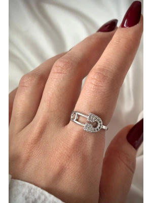 Yeni Sezon Kilitli İğne Tasarım Kadın Yüzük