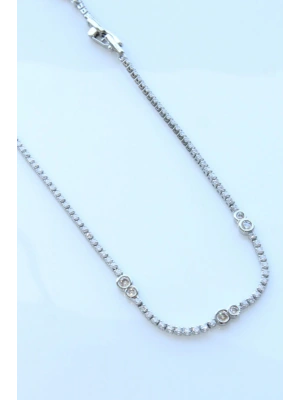 V.İ.P Seri Full Taşlı Su Yolu Çoklu Damla Model Renk Atmaz Kararmaz Garantili Kadın Çelik Bileklik