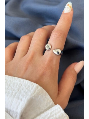 Yeni Sezon Luna Droop Tasarım Ayarlanabilir Kadın Yüzük