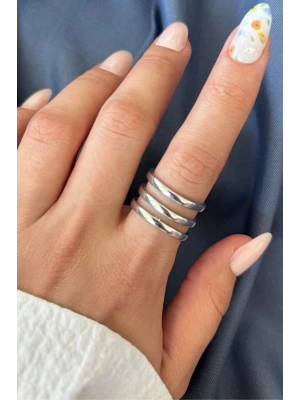 Yeni Sezon Quadra Tasarım Ayarlanabilir Kadın Yüzük