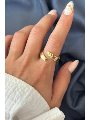 Yeni Sezon Moon Phases Tasarım Ayarlanabilir Kadın Yüzük