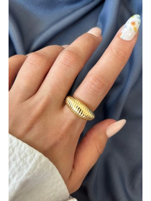 Yeni Sezon Textura Tasarım Ayarlanabilir Kadın Yüzük