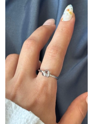 Yeni Sezon Love Knot Tasarım Ayarlanabilir Kadın Yüzük