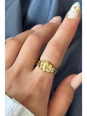 Yeni Sezon Luxe Bubble Tasarım Ayarlanabilir Kadın Yüzük