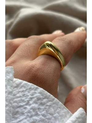 Arc Kıvrımlı Tasarım Ayarlanabilir Parlak Kadın Yüzük