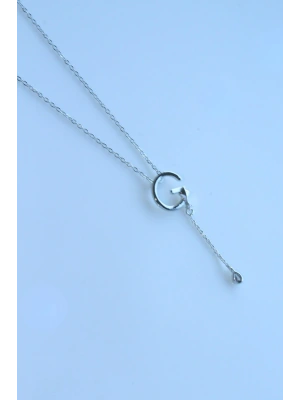 Uzak Şehir G Harfli Çelik Alya Kolye Kararmaz Renk Atmaz