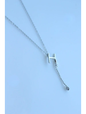 Uzak Şehir H Harfli Çelik Alya Kolye Kararmaz Renk Atmaz