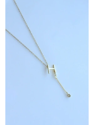 Uzak Şehir H Harfli Çelik Alya Kolye Kararmaz Renk Atmaz