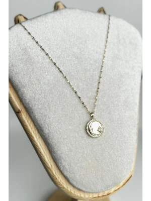 Özel Seri Gün Batımı Tasarım 45 Cm Kadın Çelik Kolye