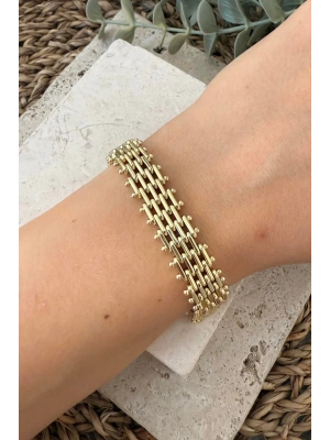 Premıum Seri Italian Mesh 14K Xuping Kadın Çelik Bileklik