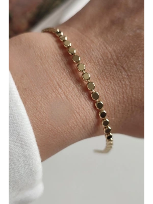 Arpa Kesim Rose Renk 19 Cm Xuping Kadın Çelik Bileklik