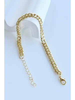 Premium Seri Wring Tasarım Kararmaz Renk Atmaz Kadın Çelik Bileklik