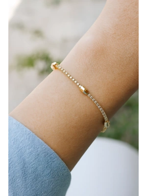 V.İ.P Seri Full Taşlı Su Yolu Çoklu Slim Model Renk Atmaz Kararmaz Garantili Kadın Çelik Bileklik