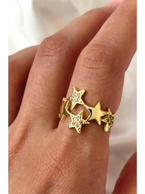 Yeni Sezon Luciddream Çoklu Yeni Yıldız Tasarım Ayarlanabilir Kadın Yüzük