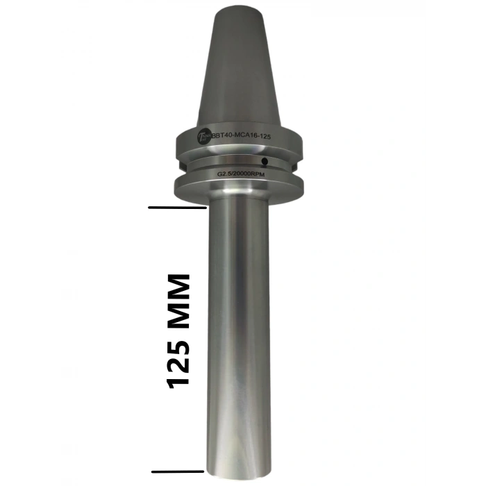 BBT40 MCA16 - 125 BOY VİDALI TUTUCU M16X125 BOY VİDALI TUTUCU 20.000 devir balans alınmıştır