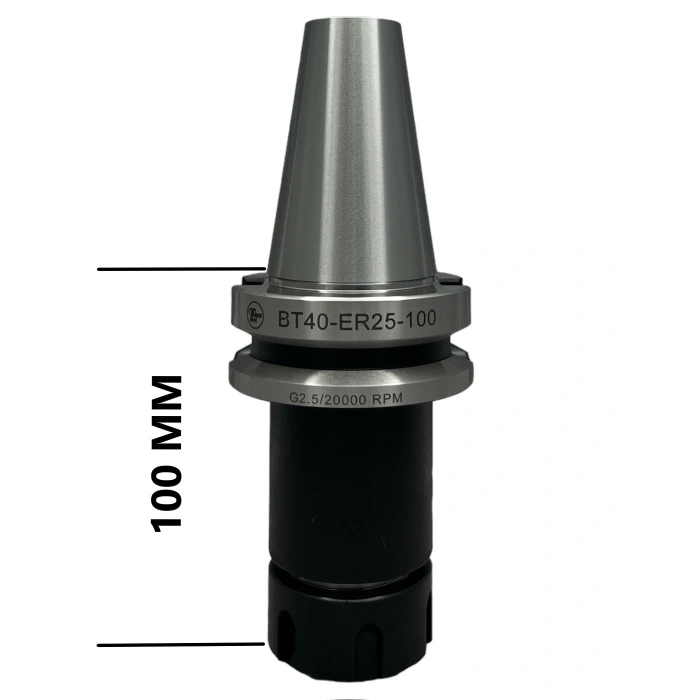 BT40 ER25 - 100 Pens Başlığı Er Tip Pens Tutucu Başlık 20.000 devir balans alınmıştır