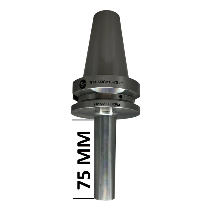 BT40 MCA10 - 75 BOY VİDALI TUTUCU M10X75 BOY VİDALI TUTUCU 20.000 devir balans alınmıştır