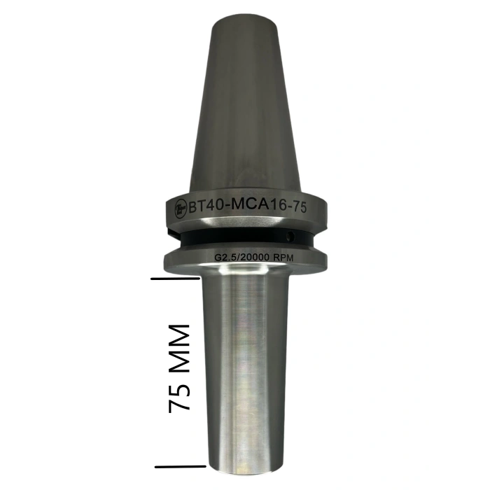 BT40 MCA16 - 75 BOY VİDALI TUTUCU M16X75 BOY VİDALI TUTUCU 20.000 devir balans alınmıştır