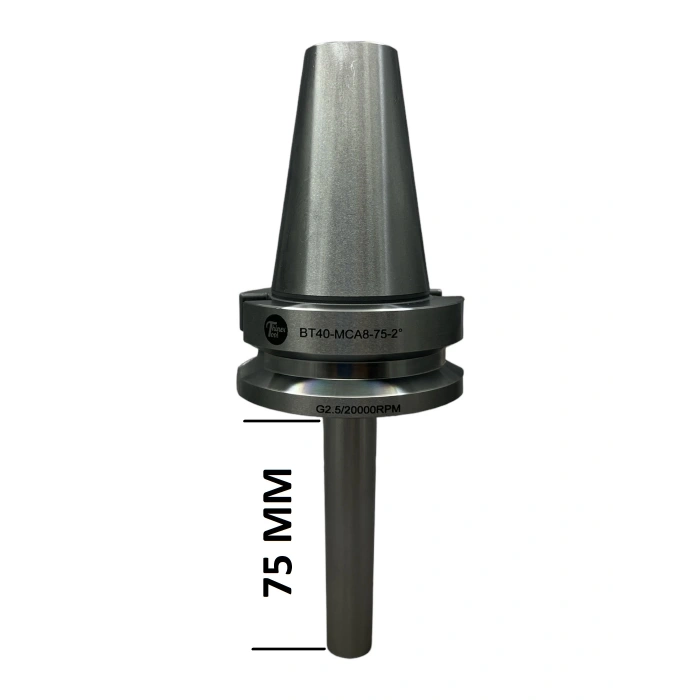 BT40 MCA8 - 75 BOY VİDALI TUTUCU M8X75 BOY VİDALI TUTUCU 20.000 devir balans alınmıştır