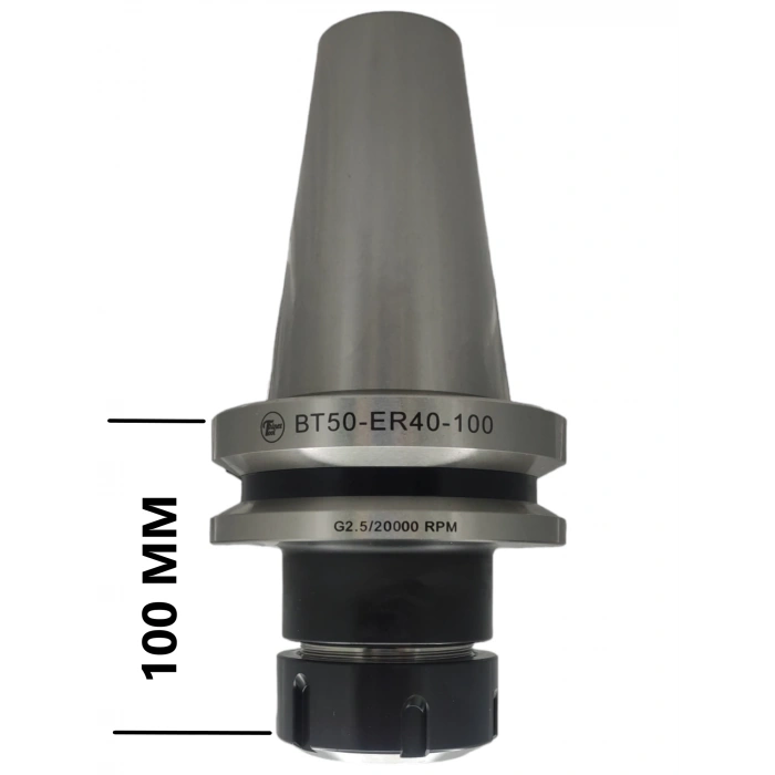BT50 ER40 - 100 Pens Başlığı Er Tip Pens Tutucu Başlık 20.000 devir balans alınmıştır