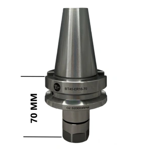 BT40 ER16 - 70 BOY PENS BAŞLIĞI TUTUCU 20.000 devir balans alınmıştır