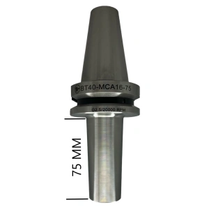 BT40 MCA16 - 75 BOY VİDALI TUTUCU M16X75 BOY VİDALI TUTUCU 20.000 devir balans alınmıştır