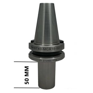 VİDALI TUTUCU BT40 MCA16 - 50 BOY M16X50 BOY VİDALI TUTUCU 20.000 devir balans alınmıştır