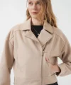 0717 Kısa Kaşe Ceket  Taş