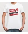 15 Temmuza Özel Tasarım YEDİRMEYİZ Baskılı T-shirt - Beyaz