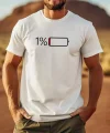 20/1 Penye Compack Sarj %1 Baskılı Oversize Bisiklet Yaka Kısa Kol Yazlık T-shirt - Beyaz