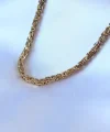 316L Çelik Gold Renk Kral Zincir Model Erkek Kolye