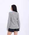 4213 TRİKO ÇİZGİLİ BALIKÇI SALAŞ-EKRU-SİYAH