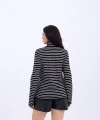 4213 TRİKO ÇİZGİLİ BALIKÇI SALAŞ-SİYAH-EKRU